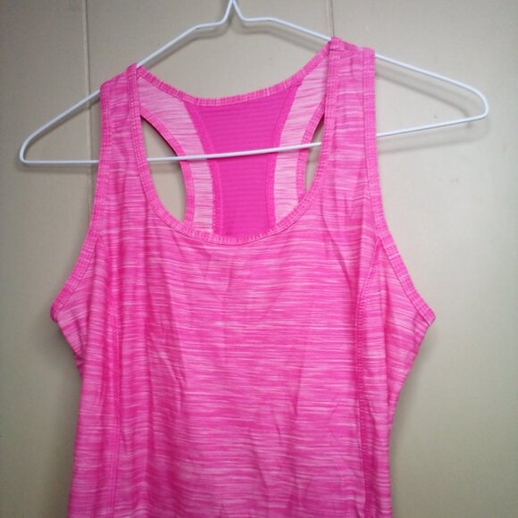 Danskin Now Tank Top S Fitted Racer Back Workout Athletic Pink - Picture 7 of 14